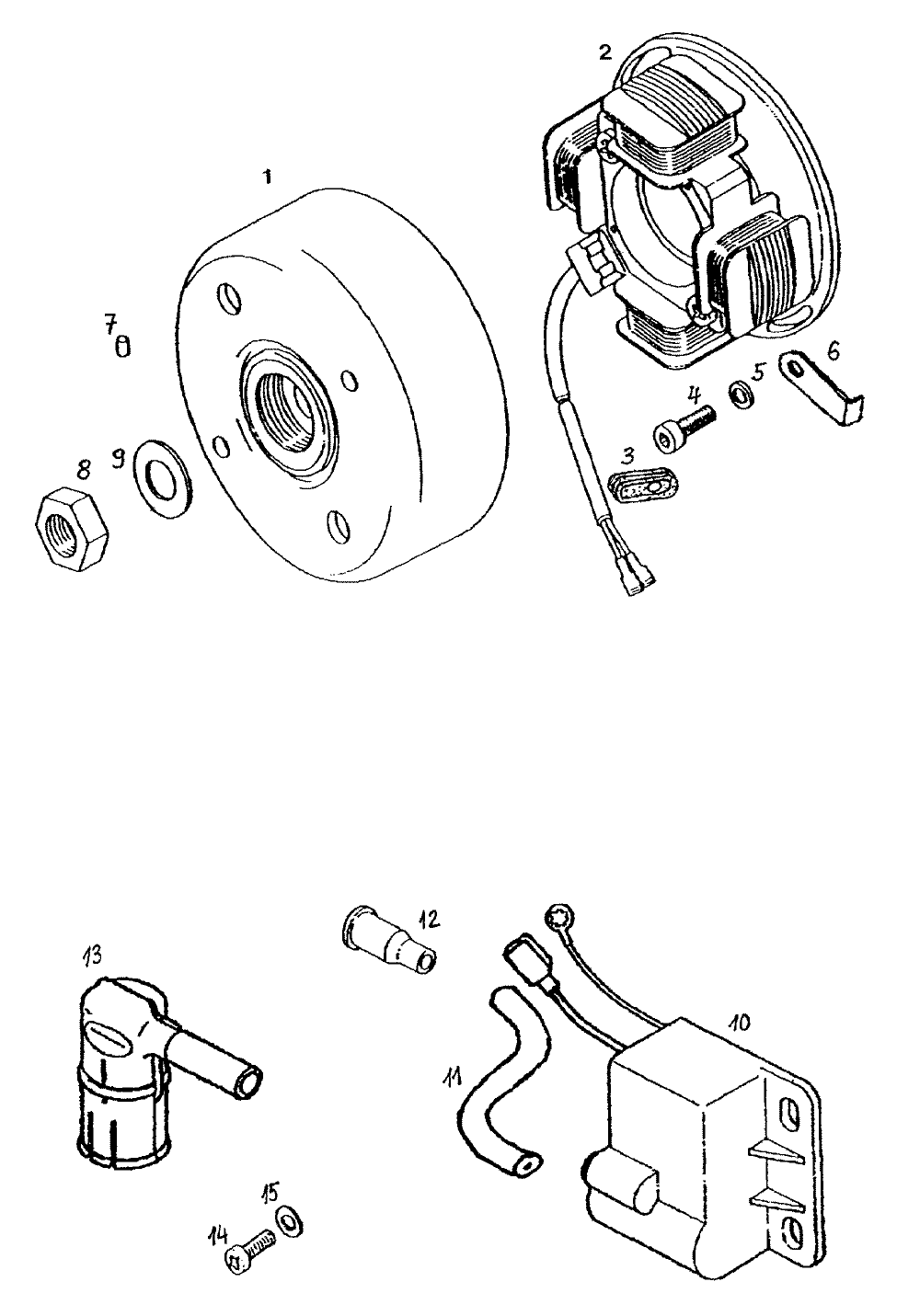 Lichtmaschine & Zündspule