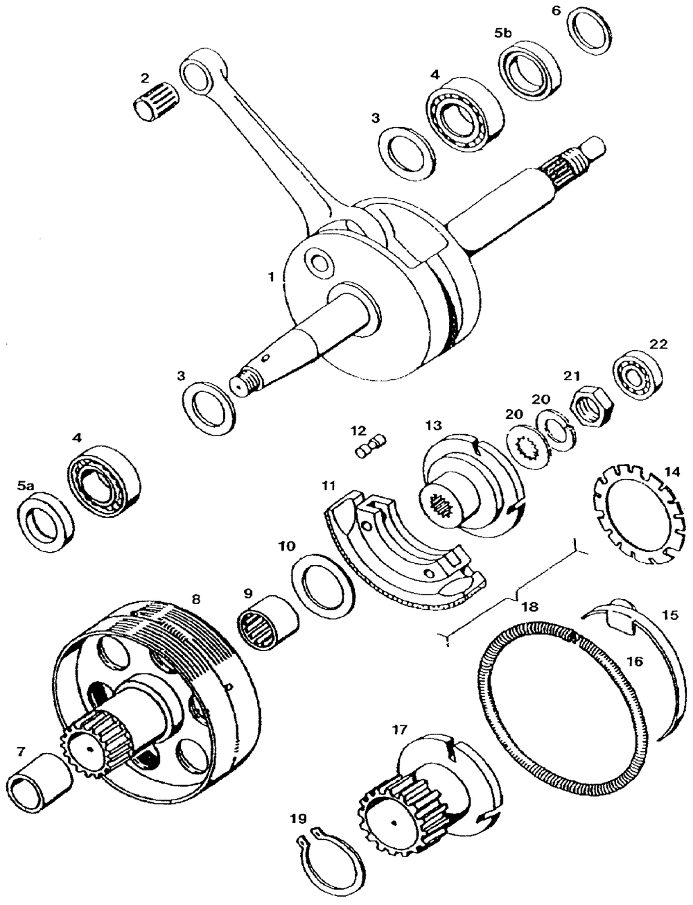 Kurbelwelle & Kupplung