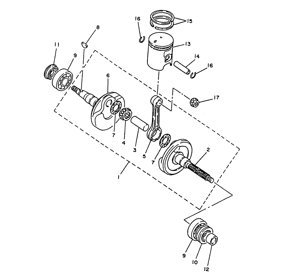 Kurbelwelle & Kolben